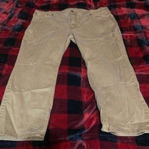 46X29 Levi’s athletic fit waterless khaki jeans